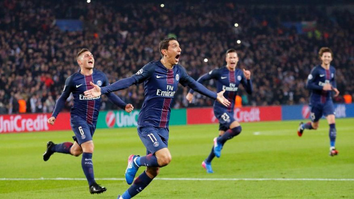 FC Barcelona, umilita de PSG, in fata vedetelor din tribune!