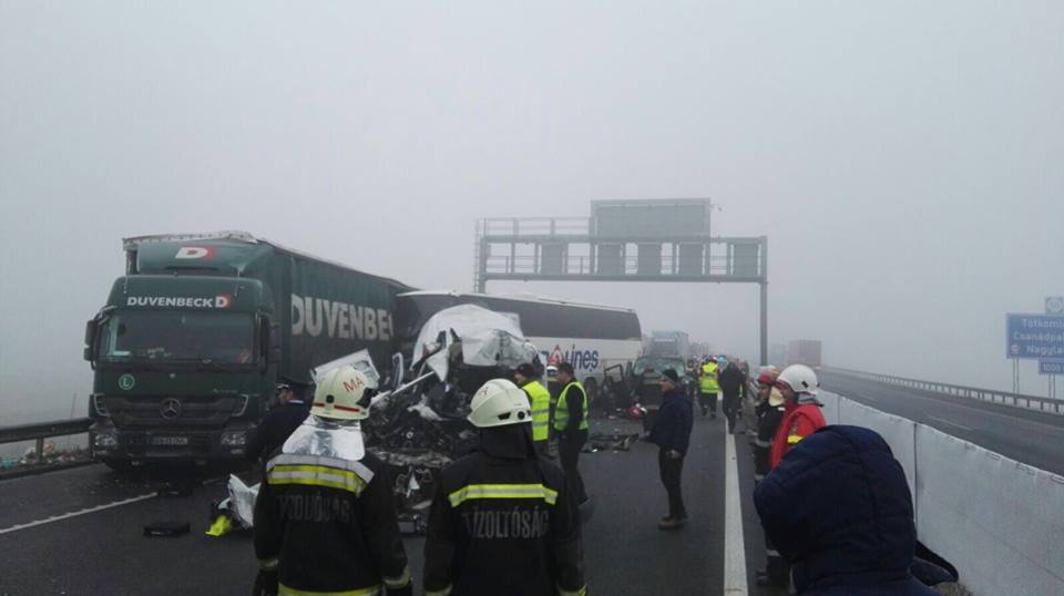 Autocar romanesc, accident in Ungaria: morti si raniti