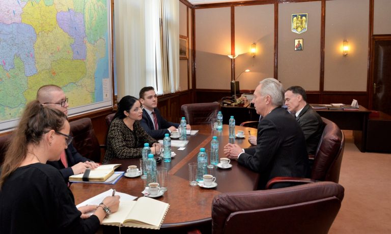 Sefa interimara de la Ministerul Justitiei, discutii cu ambasadorul SUA