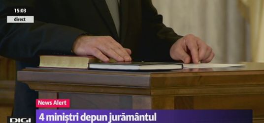 Cei 4 ministri au depus juramantul
