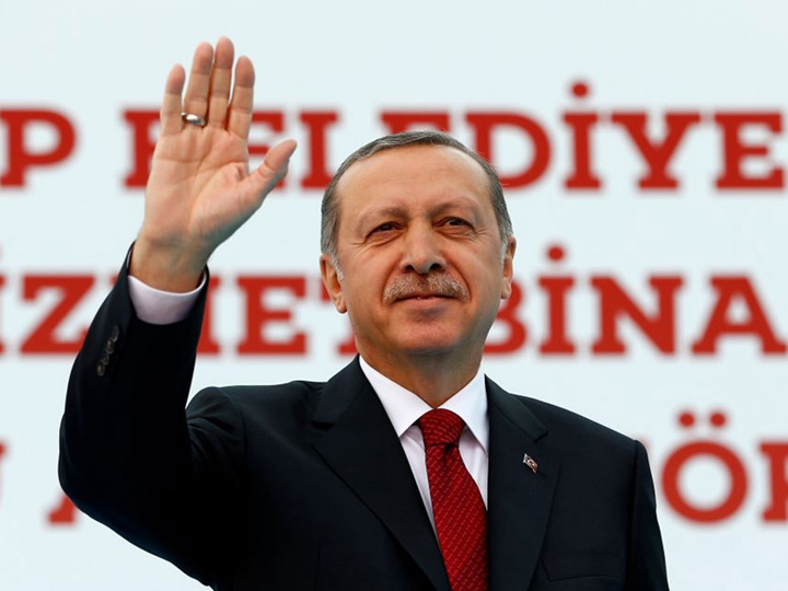 Seful Erdogan, pe marile ecrane
