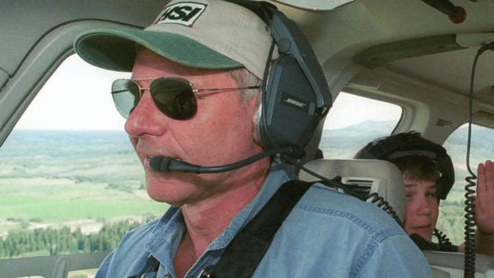 Harrison Ford, pericol in aer