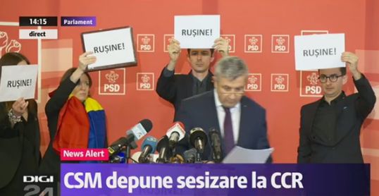 Circ in Parlament. Ministrul Justitiei, impiedicat sa faca declaratii