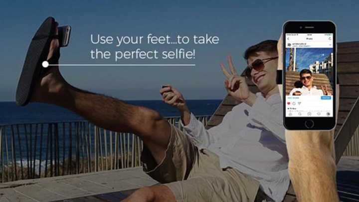 Selfie Feet, ultima dambla a  fanilor autofotografiei