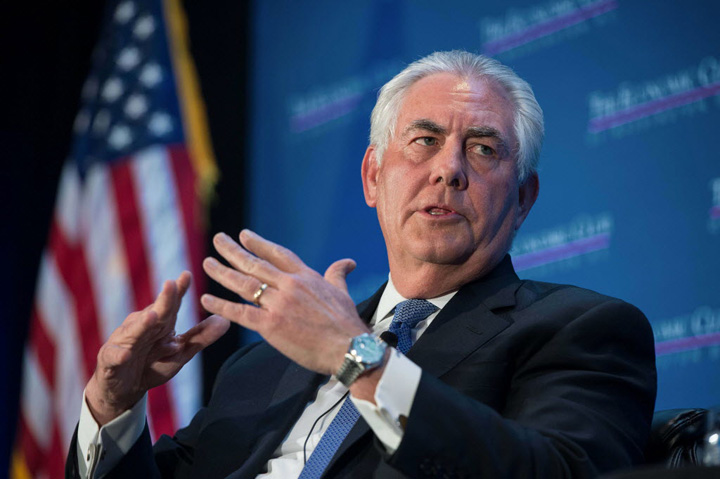 Rex Tillerson, investit secretar de Stat al SUA