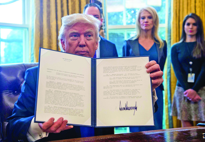 Trump, noul rege al petrolului