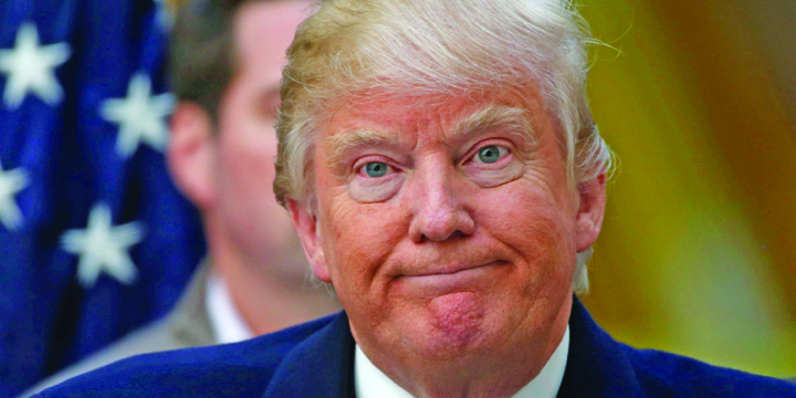 Trump ia o palma de la Justitie