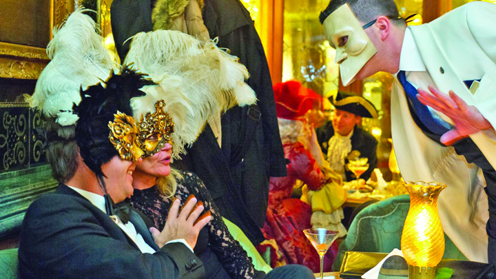 Carnavalul de la Venetia s-a deschis sambata cu un fastuos spectacol acvatic