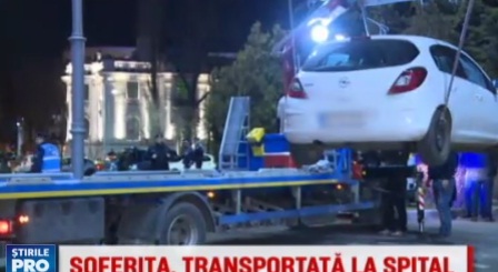 Cercetata dupa ce a intrat cu masina in gardul Guvernului