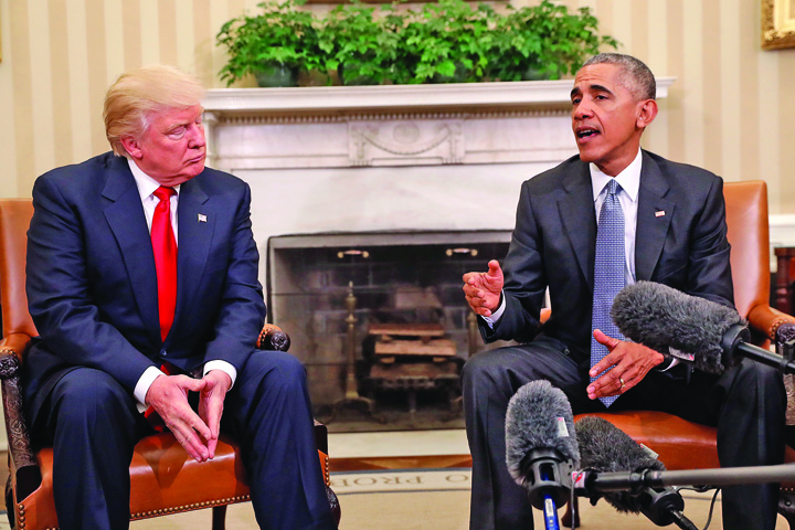 Trump si Obama se bat pe Twitter