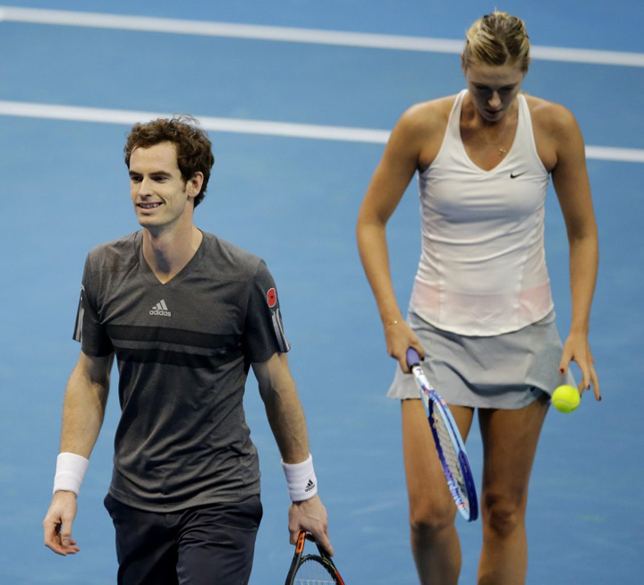 Andy Murray se da la Sarapova