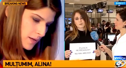 Plecarea Alinei Petrescu de la Antena 3 s-a lasat cu lacrimi si o surpriza. Mesajul jurnalistei