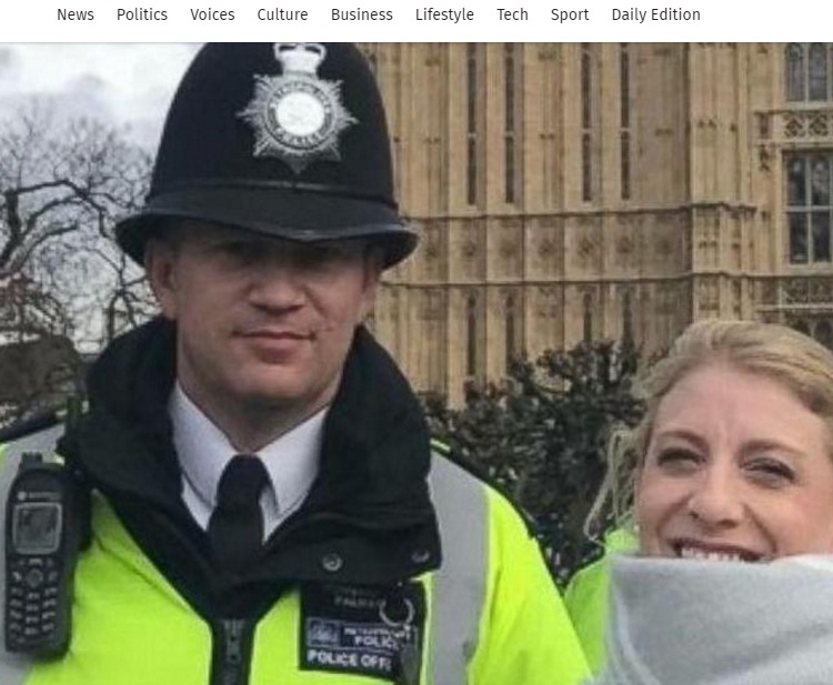 Amanuntele impresionante din spatele ultimei fotografii cu politistul ucis la Londra