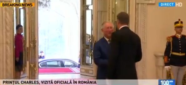 Printul Charles, in vizita oficiala in Romania. A ajuns la Cotroceni
