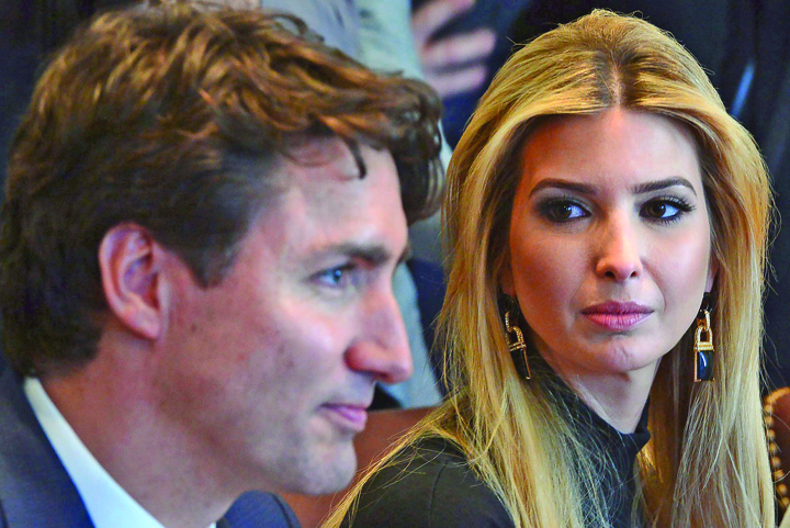 Justin Trudeau, Ivanka Trump - Ziarul National