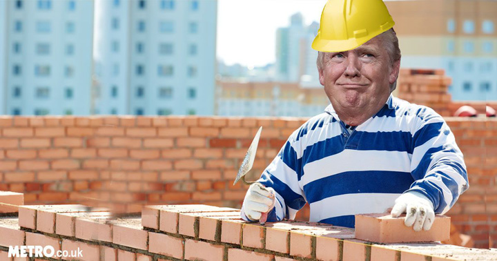 Lafarge da cimentul pentru zidul lui Trump