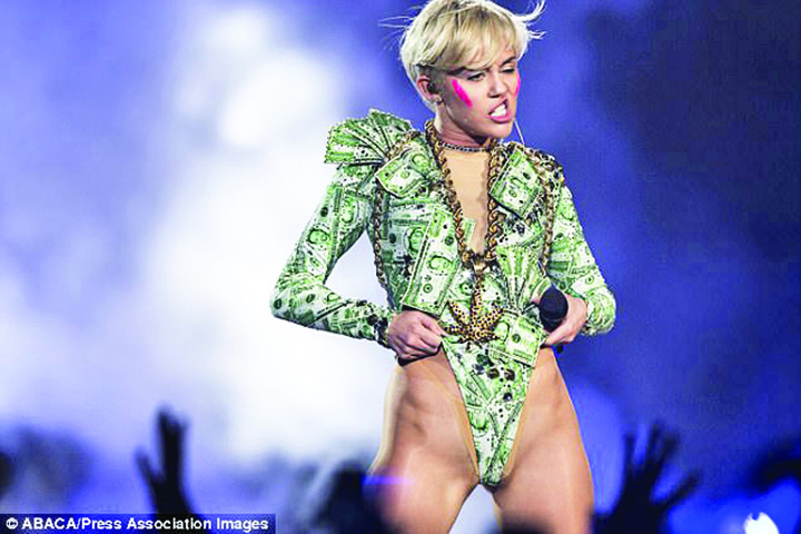 Miley Cyrus, goala. Si ce daca?