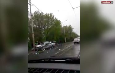 Accident in Capitala: coliziune violenta intre doua masini