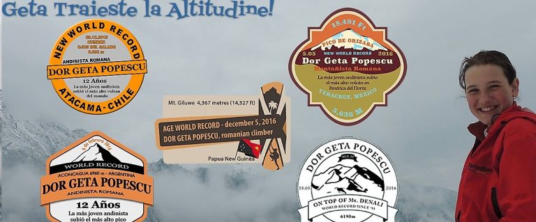 Pasiunea Getei Popescu pentru alpinism, mostenita din familie