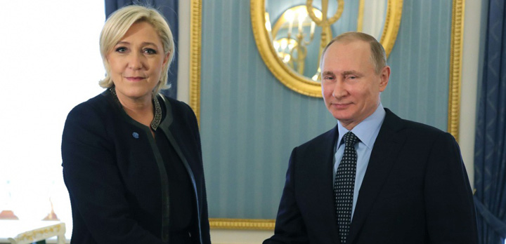 Putin, ultima speranta pentru Le Pen