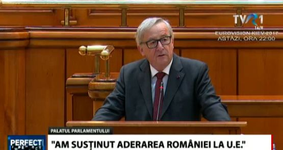 Junker, in Parlament: avem foarte multe lucruri de invatat de la romani