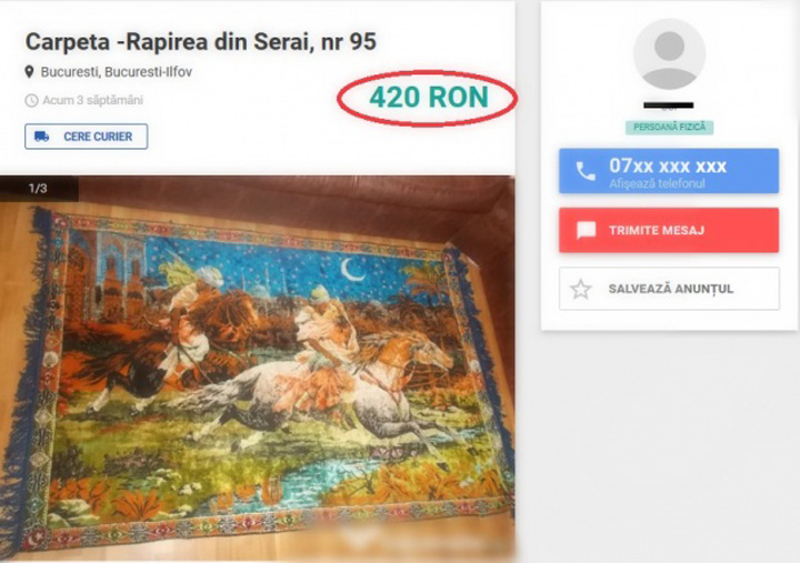 420 de lei o “rapirea din serai”