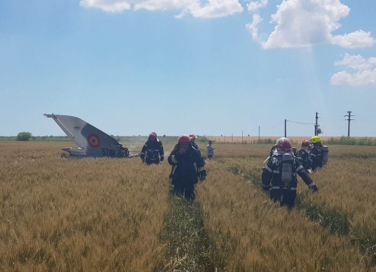 Pilotul MIG-ului prabusit la Constanta, operat in cursul acestei zile