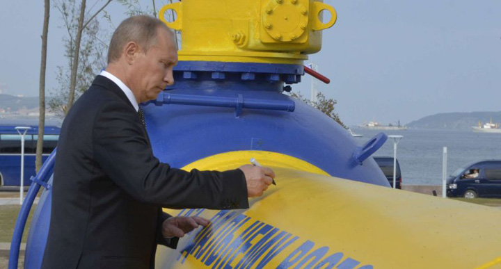 Putin vrea gazoduct langa Romania