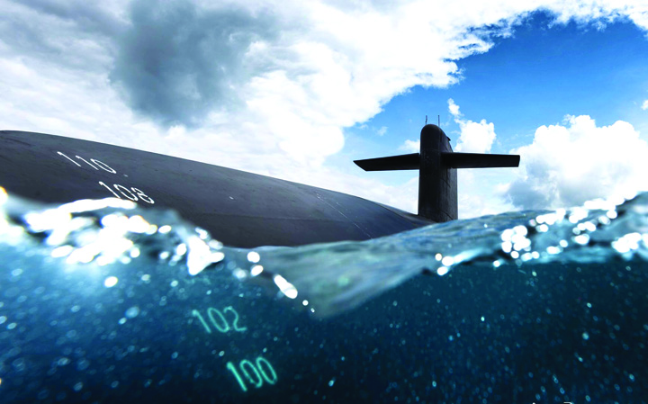 Cu nasul intr-un submarin nuclear