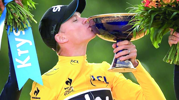 Chris Froome, triumfator in Turul Frantei