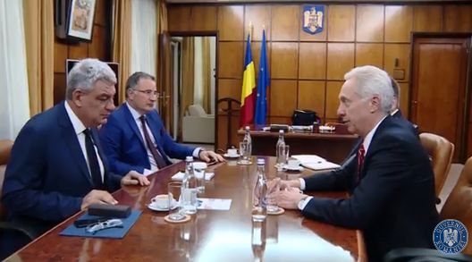 Ambasadorul SUA, la Palatul Victoria (VIDEO)