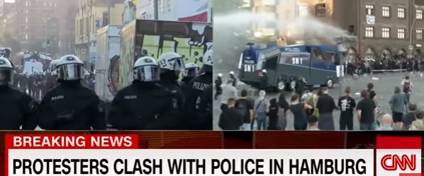 Tensiuni pe strazile orasului-gazda al summit-ului G20