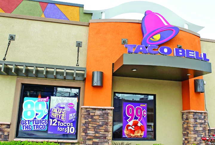 Taco Bell vine in Romania