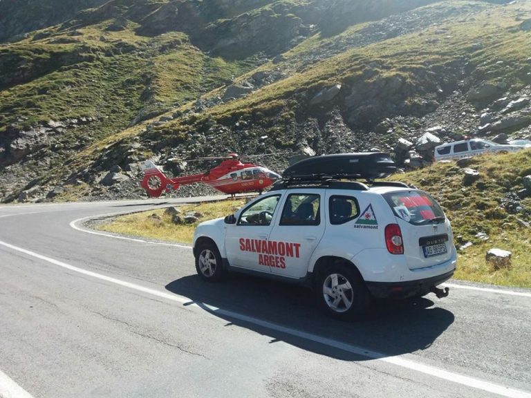 Accident pe Transfagarasan! Victima, preluata cu un elicopter SMURD