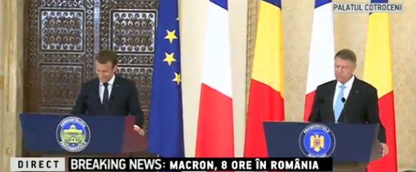 Iohannis, dupa discutiile cu Macron: Obiectivul de aderare la Spatiul Schengen ramane de actualitate