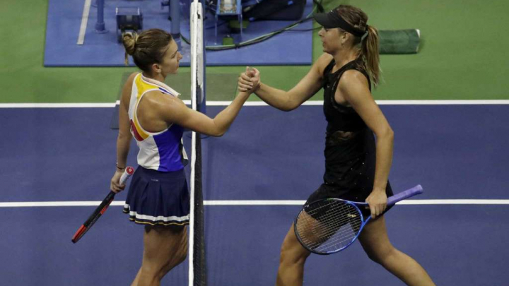 Halep nu scapa de „blestemul” Sarapova