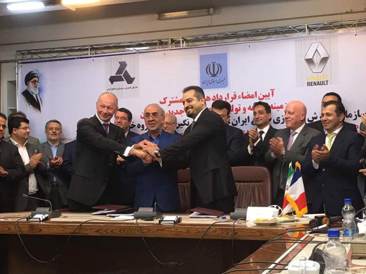 Renault semneaza un megacontract cu Iranul