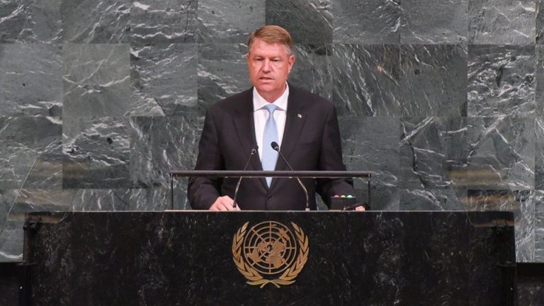 Iohannis, la ONU: Conflictele prelungite din regiunea Marii Negre raman o amenintare serioasa