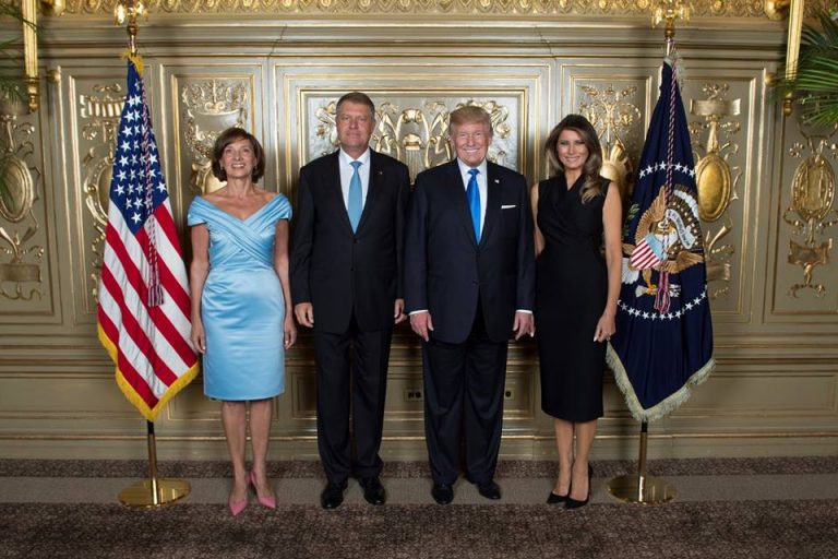 Cuplul Iohannis, alaturi de presedintele Trump si Prima Doamna