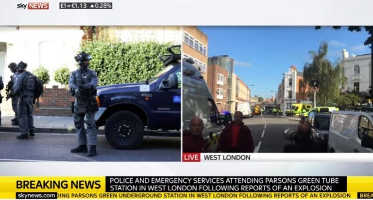 Explozie la metroul londonez (VIDEO)