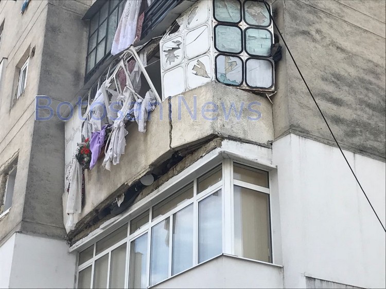 Explozie puternica intr-un bloc din Botosani: mai multi raniti