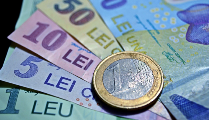 Leul, nou minim istoric in raport cu euro. Cursul anuntat vineri