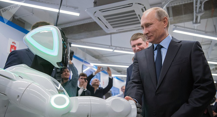 Putin, presedintele androizilor