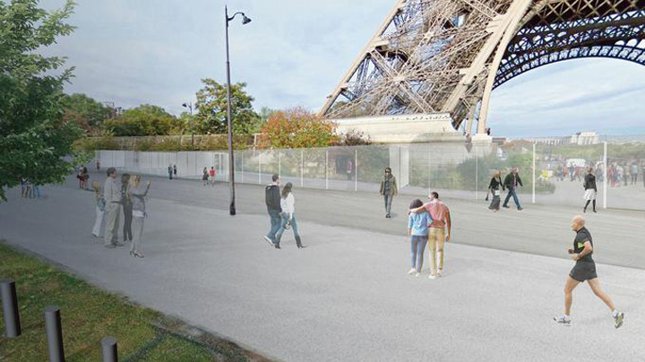Turnul Eiffel, protejat cu sticla anti Kalasnikov