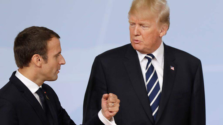 Meciul Trump-Macron la ONU