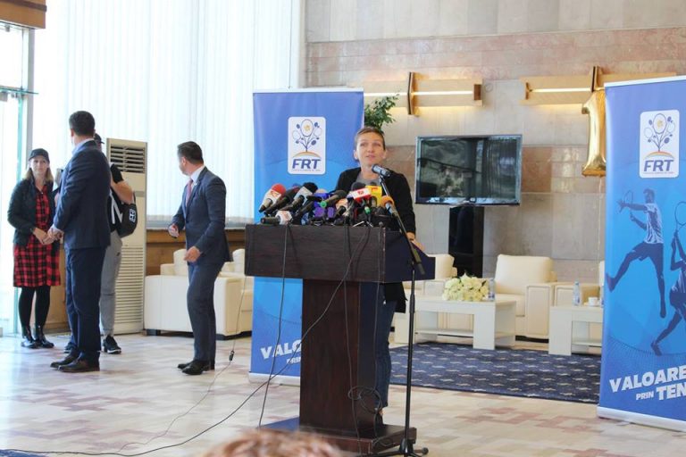 Simona, primita la Palatul Victoria, in ziua in care a revenit acasa, in postura de lider WTA