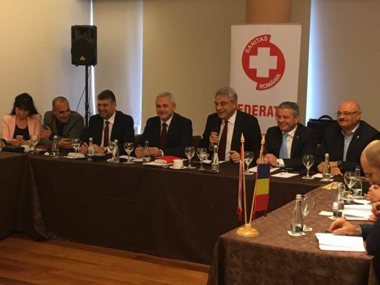 Tudose si Dragnea, in tandem la sedinta sindicalistilor Sanitas