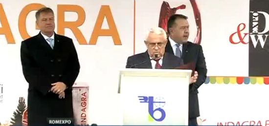 Iohannis, alaturi de Daea, la deschiderea Indagra