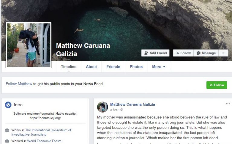 O cunoscuta jurnalista din Malta, ucisa. Mesajul fiului