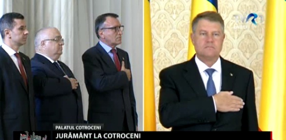 Noii ministri, la Cotroceni. Paul Stanescu, Felix Stroe si Marius Nica au depus juramantul
